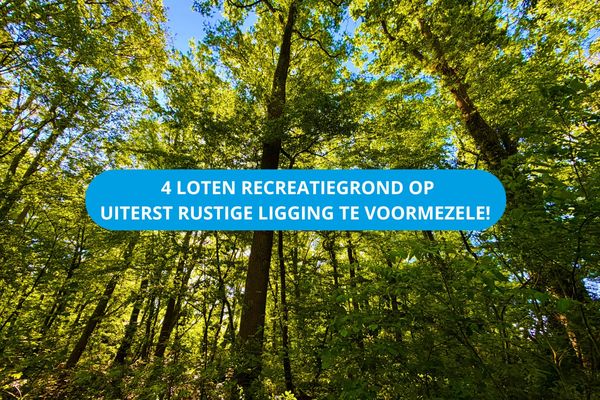 Recreatiegrond
                            te koop in Voormezele
