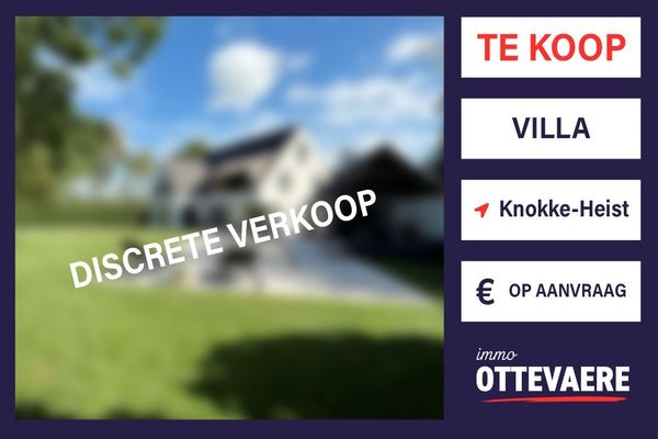 Huis te koop / Knokke-Heist