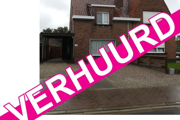 Huis
                                verhuurd
                                in Ingelmunster