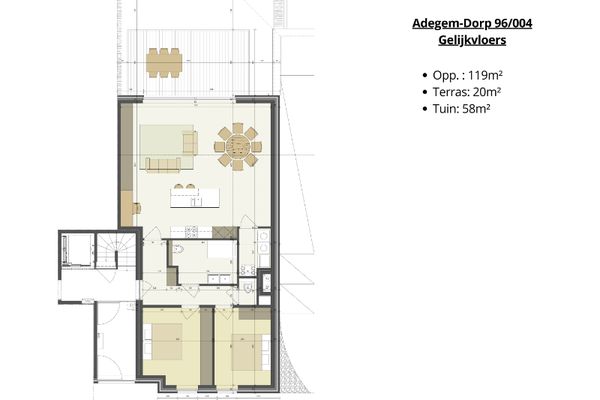 Appartement te koop / Adegem