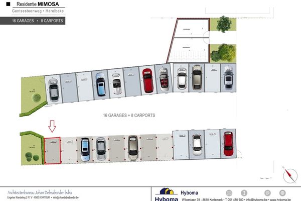 Garage te huur / Harelbeke