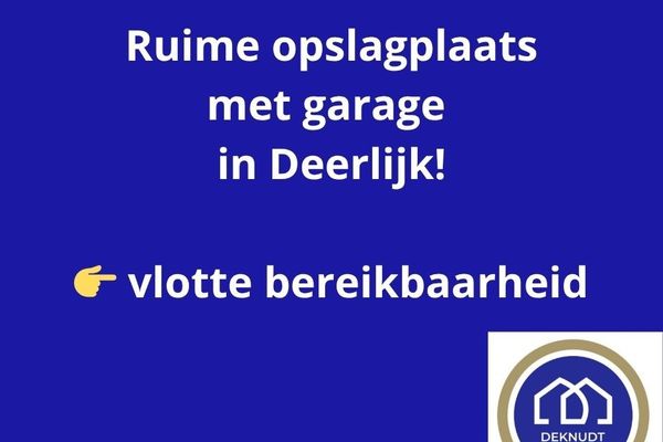 Magazijn
                            te huur in Deerlijk