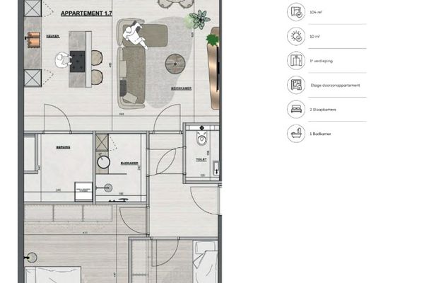 Appartement te koop / Brakel