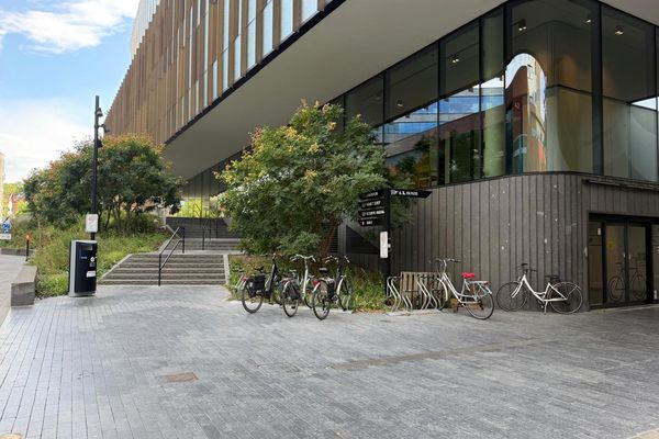 't Scheep - Stadhuis Hasselt  ter hoogte van toegang ondergrondse parkeergarage
