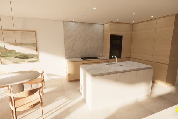 Render keuken verkieping 1 tot 4