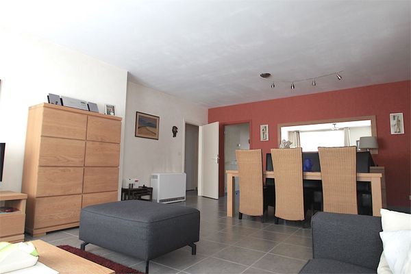 Gelijkvloers app.
                                verkocht in Oostende