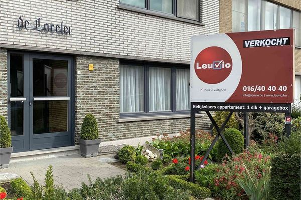 Gelijkvloers app.
                            verkocht in Kessel-Lo