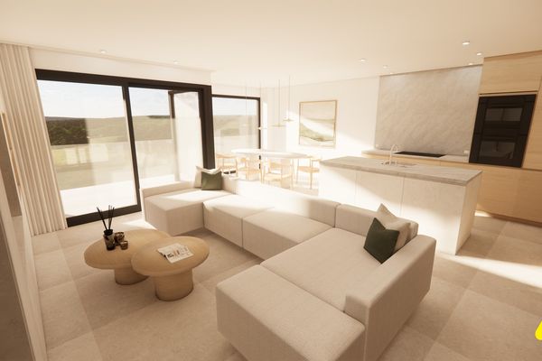 Render verdieping 3 - woonkamer