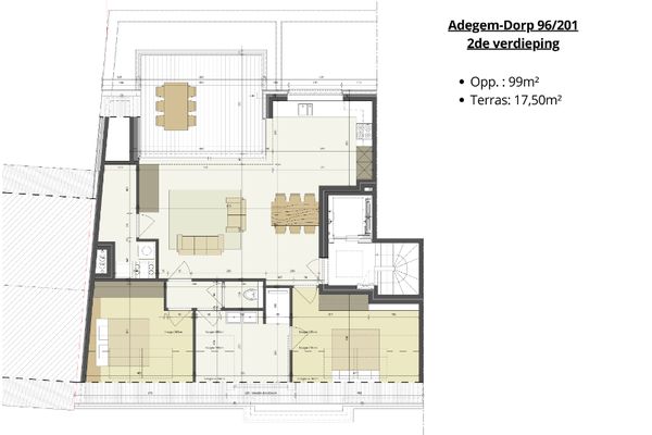 Appartement te koop / Adegem