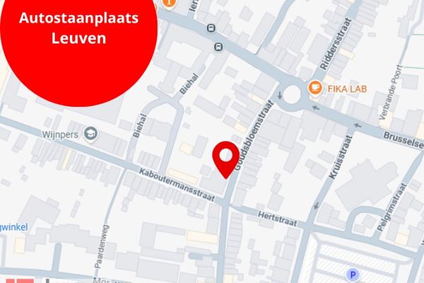 Staanplaats
                                te huur in Leuven