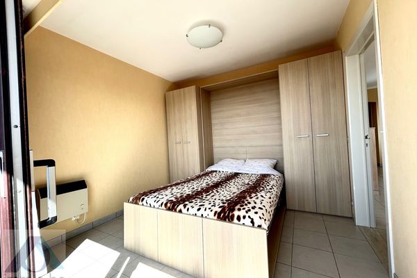 slaapkamer met opklapbed