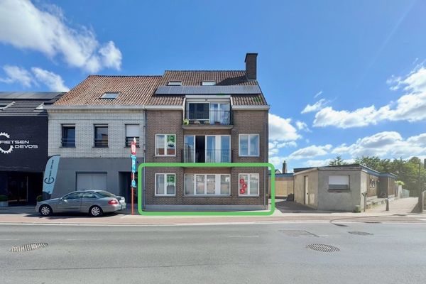 Gelijkvloers app.
                            te koop in Sint-Eloois-Vijve
