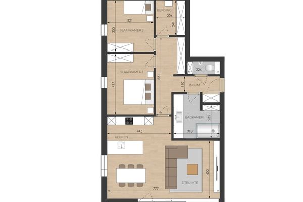 Appartement te koop / Wellen